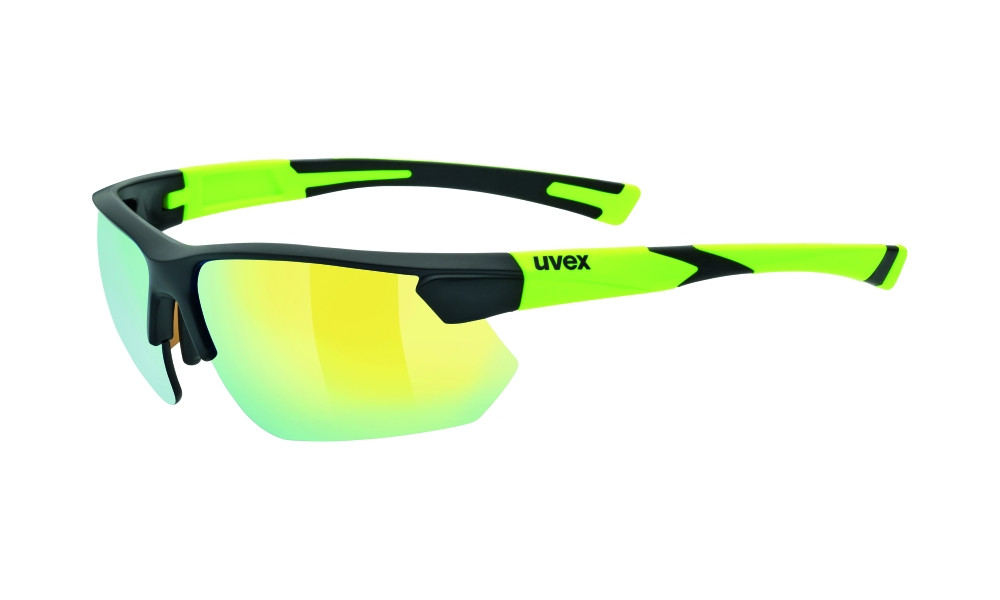Glasses Uvex Sportstyle 221 black mat yellow 