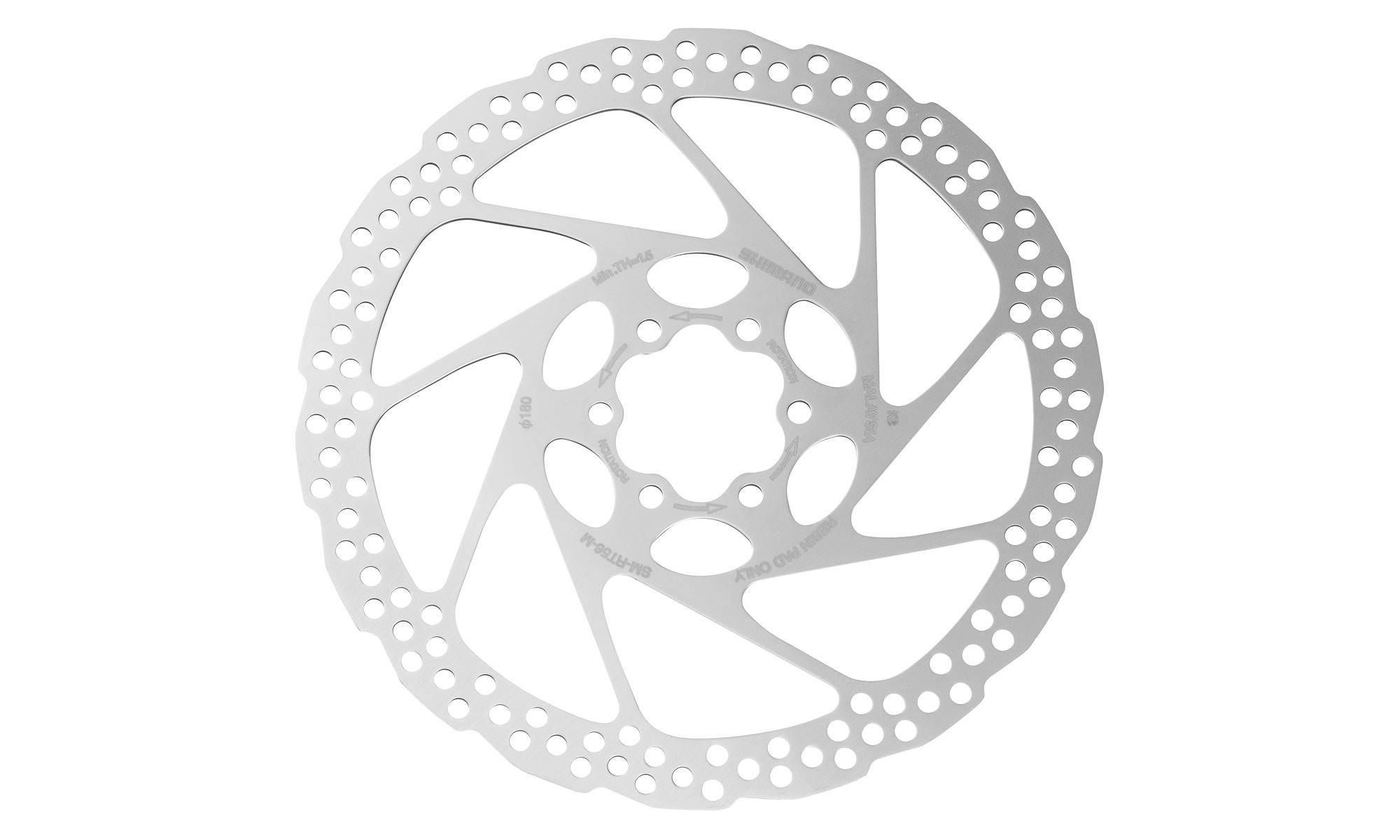 Disc brake rotor Shimano SM-RT56M 180MM 6-bolt - 1