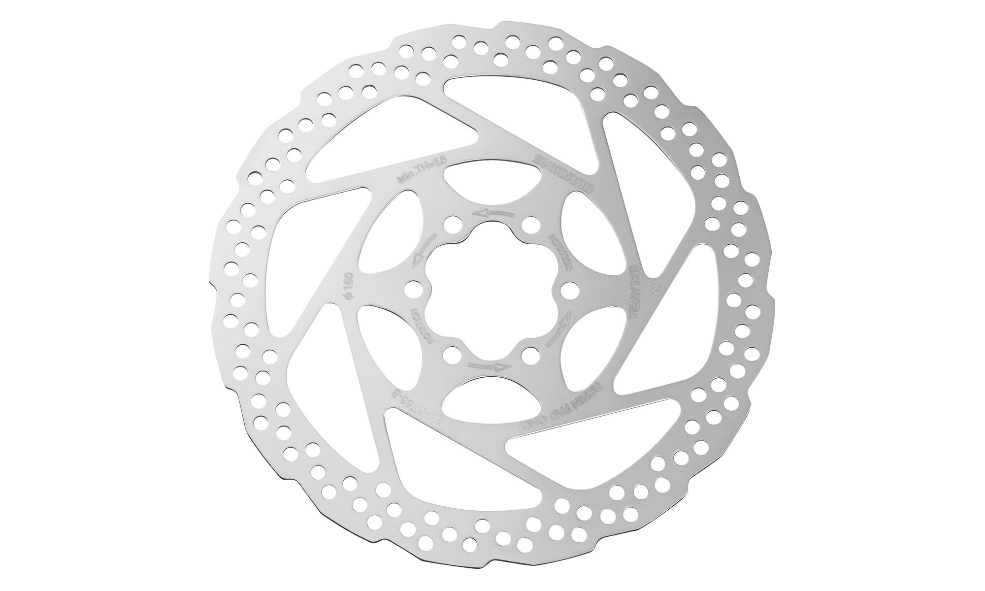 Disc brake rotor Shimano SM-RT56S 160MM 6-bolt - 1