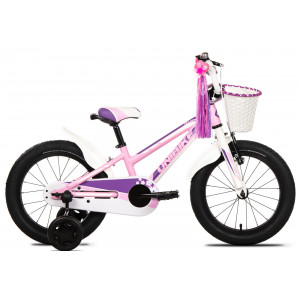 Bicycle UNIBIKE Daisy 16" 2023 pink-white