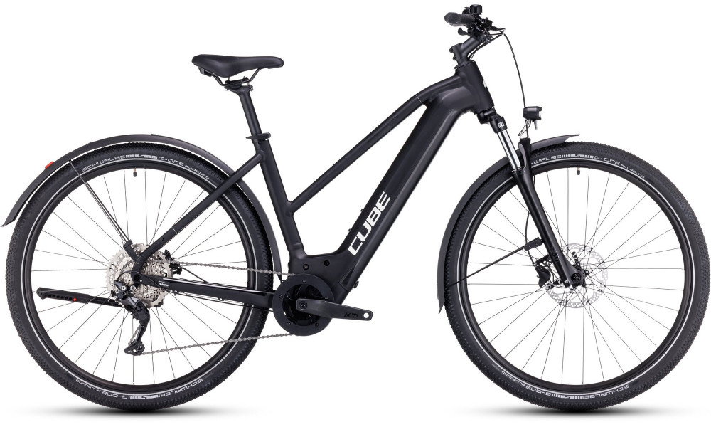 E bike Cube Nuride Hybrid Pro 750 Allroad Trapeze black n metal