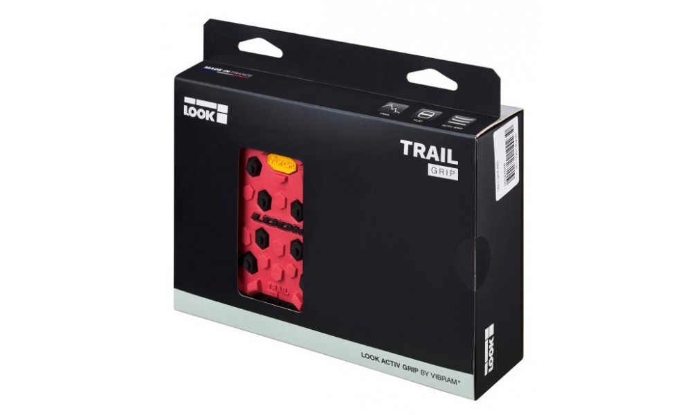 Pedals Look Trail Grip Red - 2